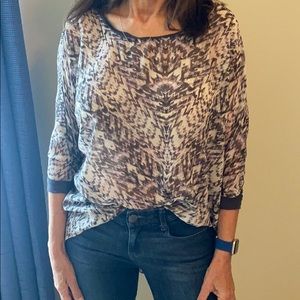 Purple Grey Chole Kay Long Sleeve